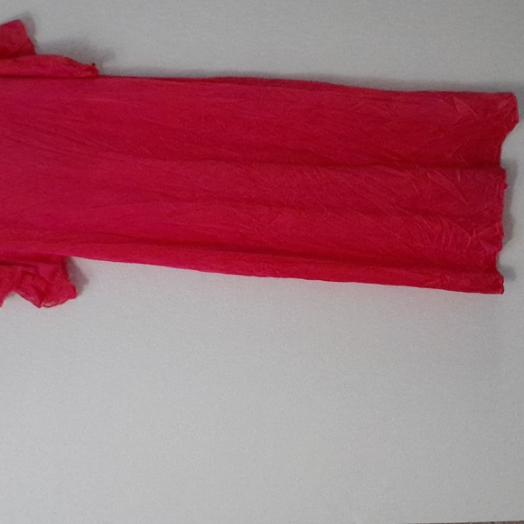 Vintage Vandemere Bright Pink Lace Trimmed One Button Gown - Picture 9 of 11